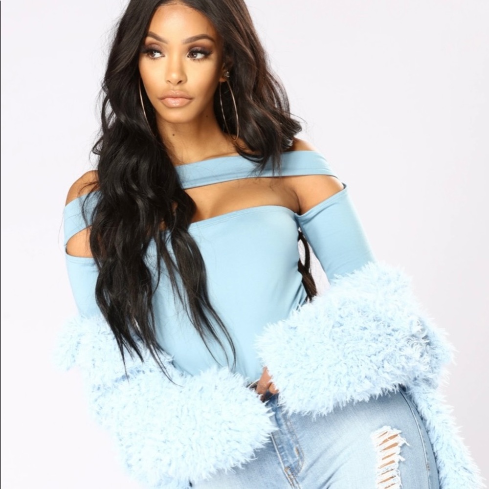 Fashion nova off the shoulder bodysuit